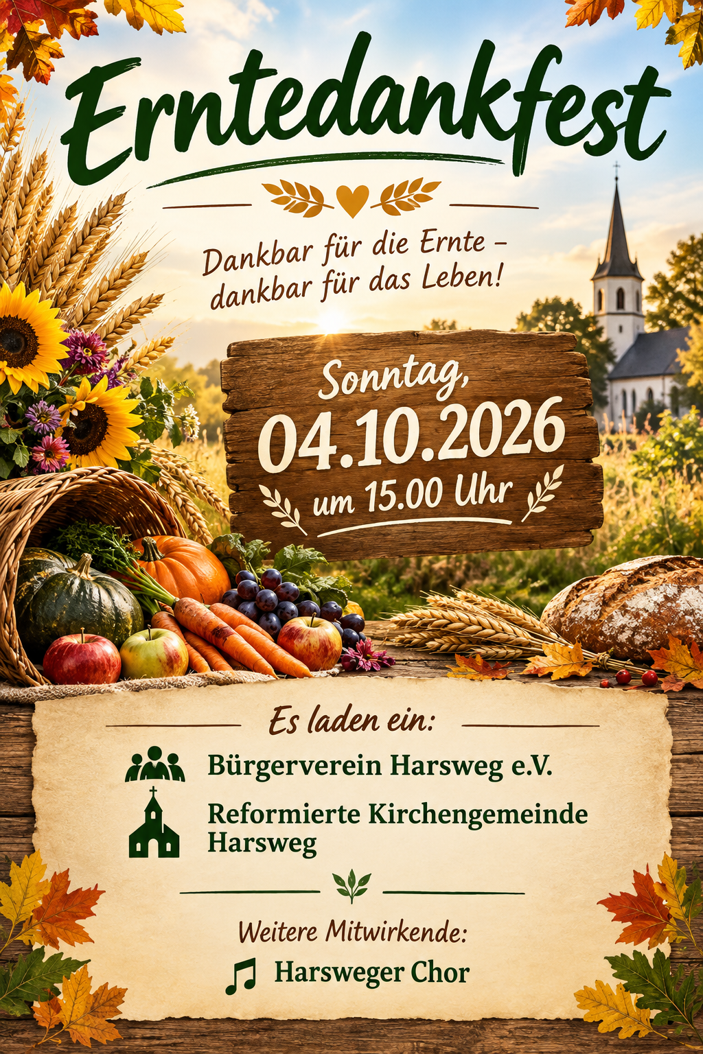 Erntedankfest 2026