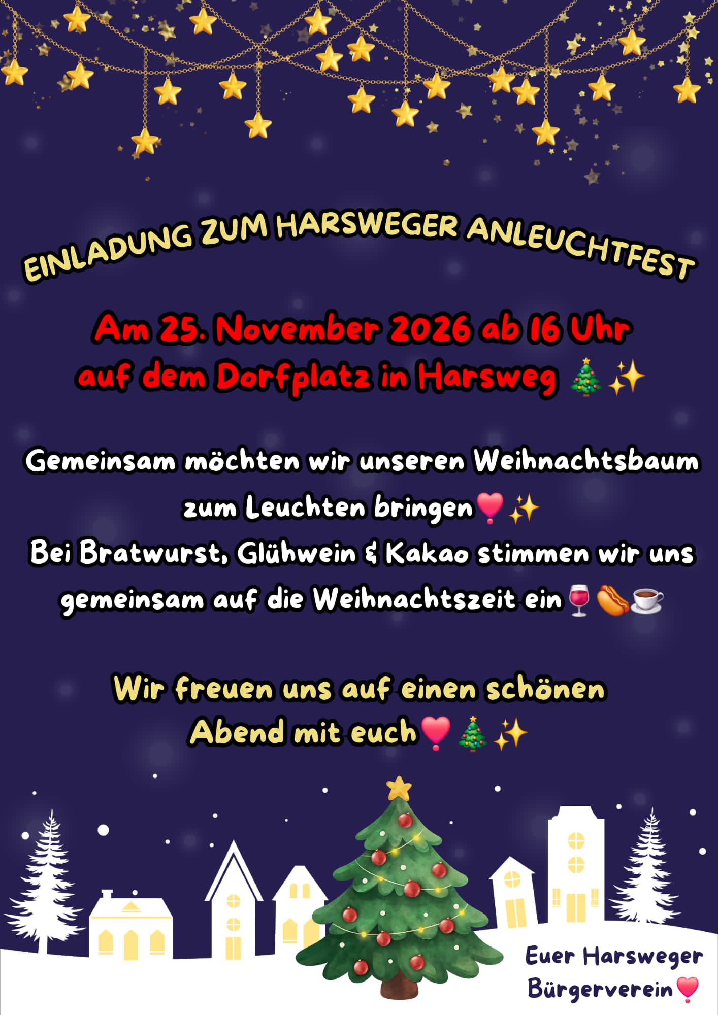 Weihnachts Anleuchten 2026